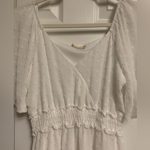 Altar’d State Dotted Swiss White Dress - medium - Picture 3 of 8